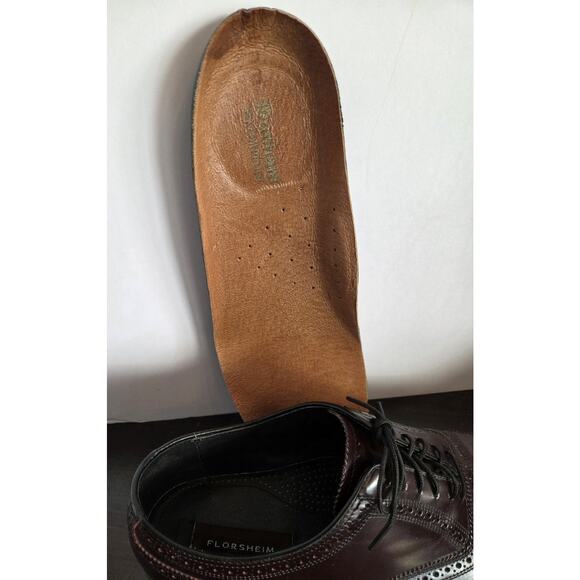 Florsheim Lafayette Wingtip Oxford Brown Leather Mens Size 14 D 11617-601 Laces main image 15
